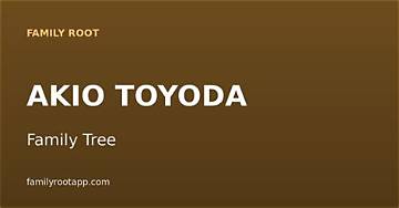 Akio Toyoda and the Toyoda Family Dynasty