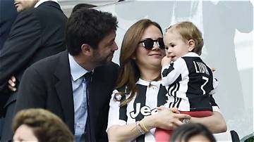 Andrea Agnelli's Children Meet Giacomo