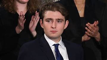 Barron Trump Makes Rare Appearance at Tiffany Trump's Lavish Wedding