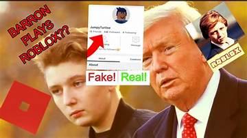 Barron Trump's Roblox Account: a Peek into His Virtual World