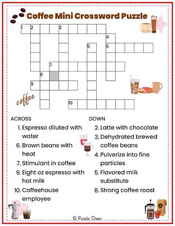 Coffee Server Crossword Puzzle Challenge