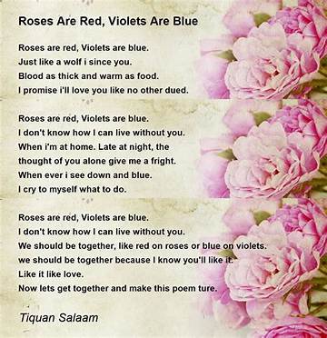 Creative Birthday Poems: "Roses Are Red, Violets Are Blue"
