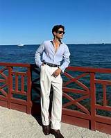 Dapper Style: Pairing Light Trousers with a Dark Shirt