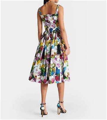Dolce & Gabbana: Floral Ruch Dress to Elevate Your Style