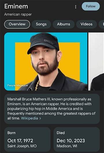 Eminem Memes His Social Media 'Profile Photos' Including Grindr ·