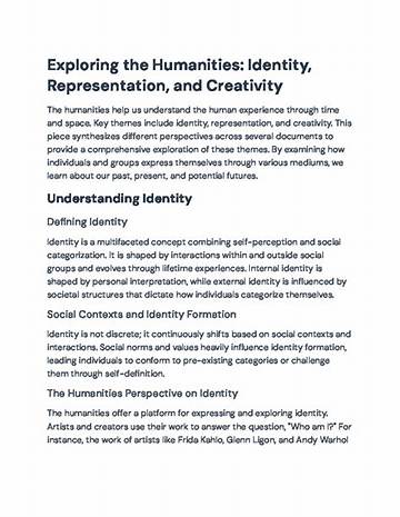 Exploring Identity, Memory, and Creativity
