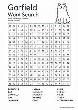 Fun Garfield Word Search: Find Your Favorite Comic Characters