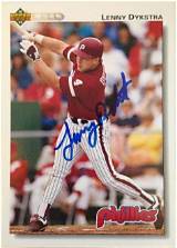 Get Your Autographed Lenny Dykstra Memorabilia Today!