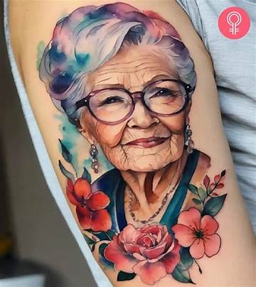 Grandma with Tattoos
