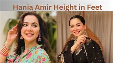 Hania Amir Height: Measured in Feet