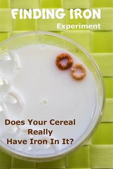 How to Extract Iron from Your Breakfast Cereal