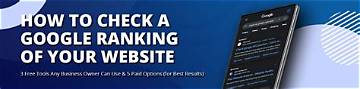 Instantly Check Your Page's Google Ranking