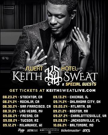 Keith Sweat Concert Tickets 2024, Tour Dates, Locations, and More