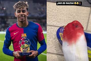 Lamine Yamal's Impressive Foot Size: a Detailed Examination