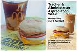 Mcdonald's Teachers' Breakfast Bonanza: Free Treats in August