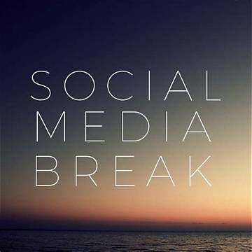 Taking Time off: a Social Media Hiatus