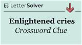 The Agony of Unanswered Cries: Crossword Clues for the Desperate
