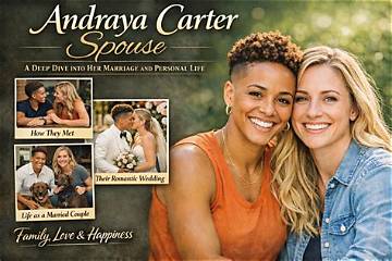 The Latest on Andrea Carter's Marriage: Breaking News