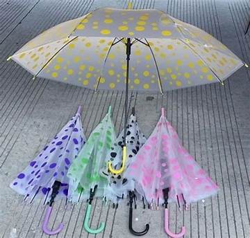 The Perfect Polka Dot Clear Umbrella for All Your Rainy Day Needs