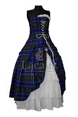 Timeless Tartan Dresses for Enchanting Weddings