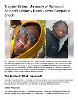 Tragedy at Boise State: Student's Untimely Death