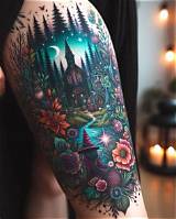 Unveil the Enchanting World of Tattoo Thigh Flowers