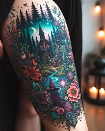 Unveil the Enchanting World of Tattoo Thigh Flowers