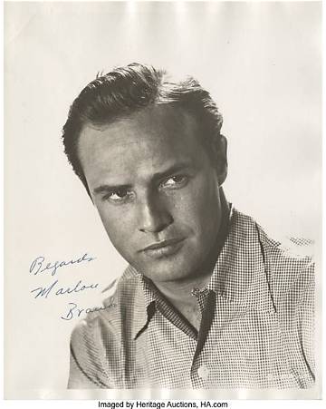 Unveiling the Authenticity: Marlon Brando's Signed Photo