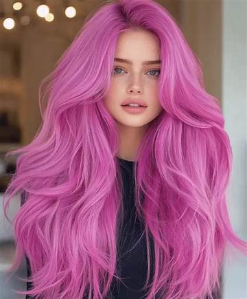 Vibrant Bubble Gum Pink Hair: a Bold Statement of Style
