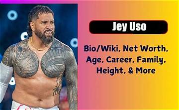 Who Is Jey Uso? the Man Behind the Wwe Superstar's Name